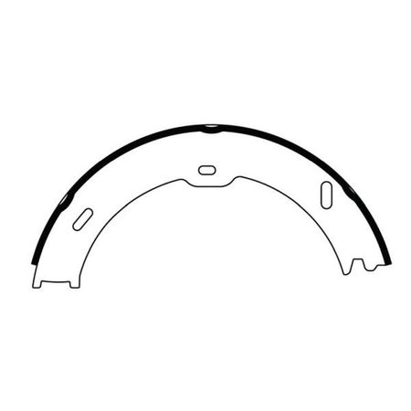 CENTRIC PARTS Centric Brake Shoes, 111.09380 111.09380
